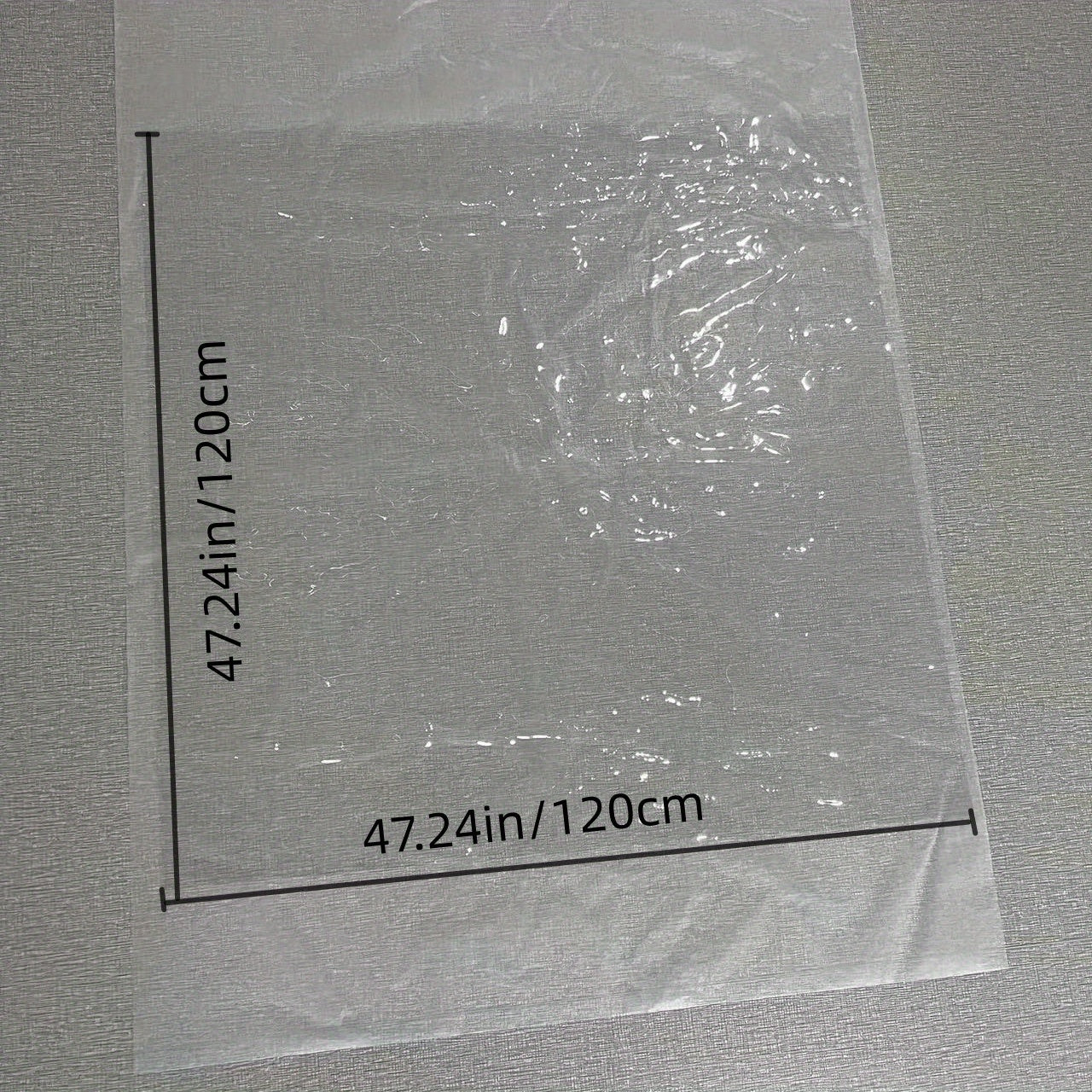 1pc Poly Square Tablecloth Desk Blotter PVC Clear Table Protector Cover