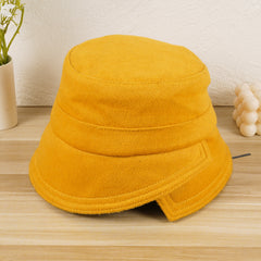 Plush Solid Bucket Hat Unisex Bucket Hat Bachelorette Party Matching Hats