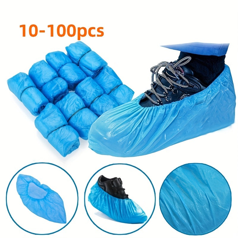100pcs Anti Skid Disposable Shoe Covers Carpet Protection
