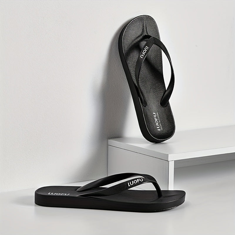 Men's Thong Sandals Non Slip Flip Flops for Indoor Outdoor Beach Shower