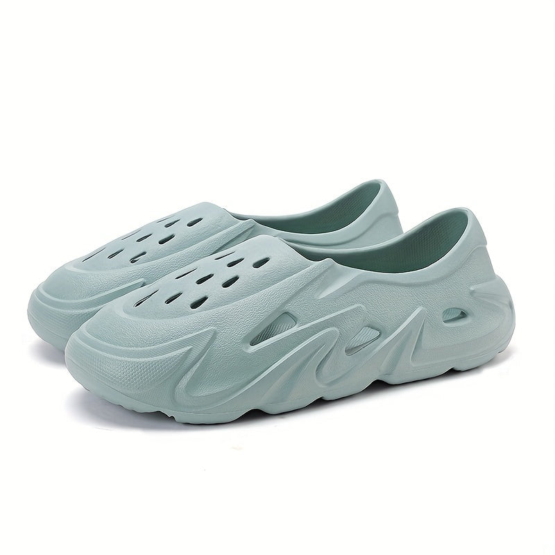 Men's Lightweight Comfy Clogs Hollow Out Non Slip Garden Shoes