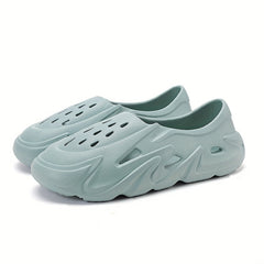 Men's Lightweight Comfy Clogs Hollow Out Non Slip Garden Shoes