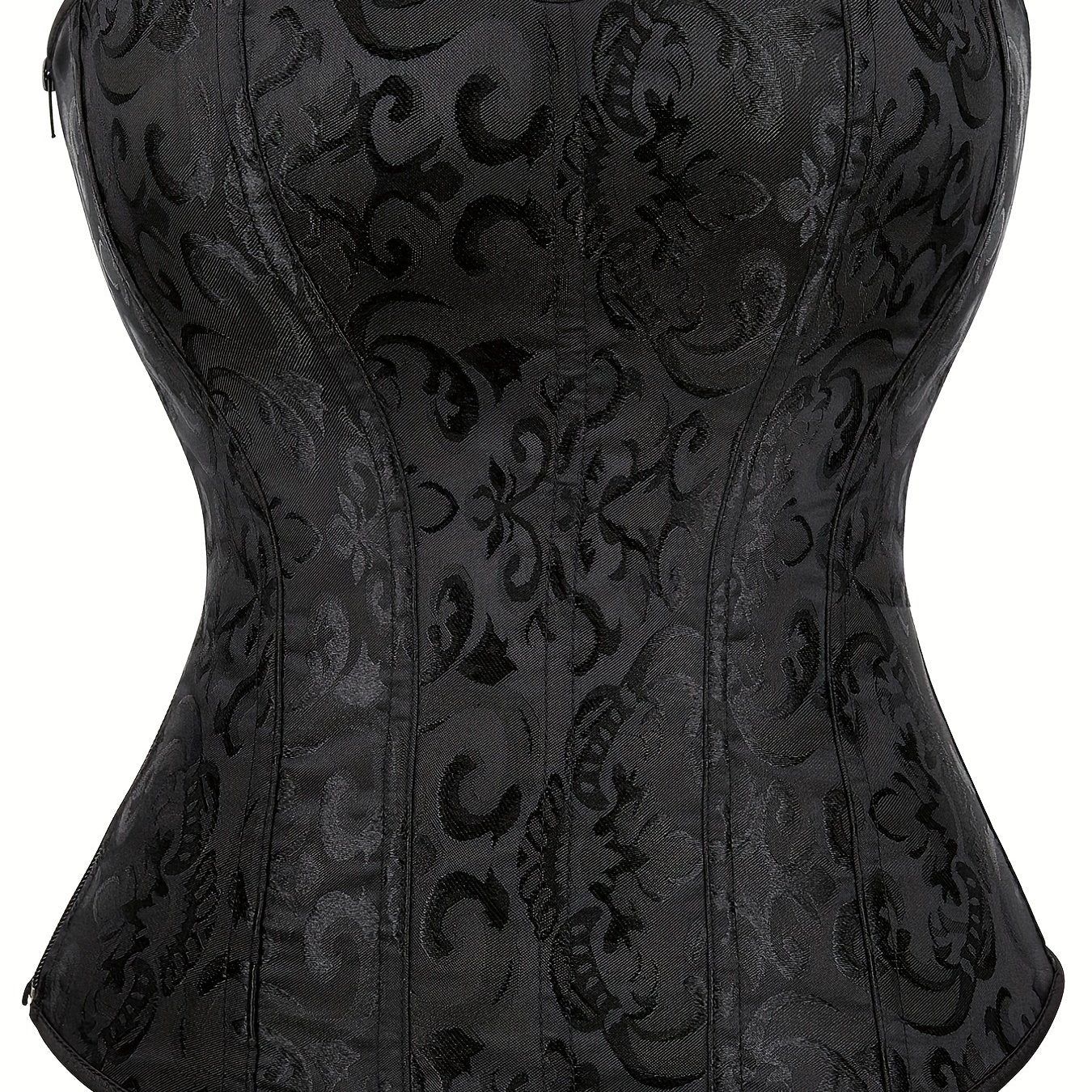 Strapless Corset Bustier Tummy Control Lace Up Body Shaper