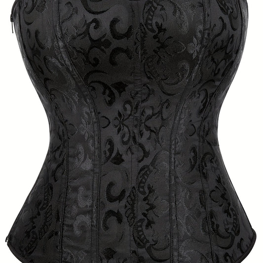 Strapless Corset Bustier Tummy Control Lace Up Body Shaper
