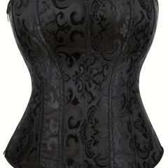 Strapless Corset Bustier Tummy Control Lace Up Body Shaper