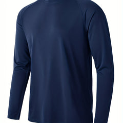 Men's Sun Protection Shirt UPF 50 Long Sleeve Rash Guard