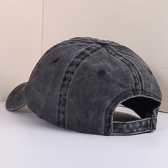 Boat Hair Don't Care Baseball Cap Y2K Embroidery Casual Washed Sunscreen Sports
