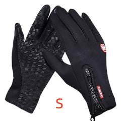 Winter Touch Screen Gloves Unisex Cycling & Skiing Waterproof Zipper