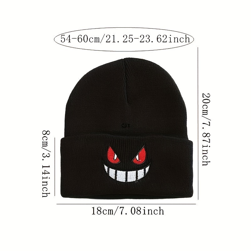 Ghost Knitted Hat Adult Windproof Warm Pullover Hat