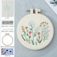 Embroidery Starter Kit for Beginners - Cross Stitch Kits for Adults