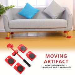 5pcs Moving Device Multifunctional Moving Utility Device