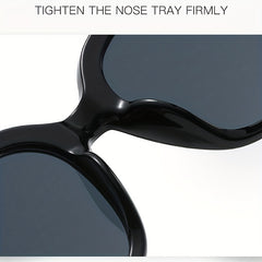 Men's Large Square Frame Vintage PC Glasses