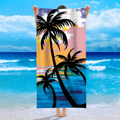 Microfiber Beach Towel Digital Print Picnic Mat
