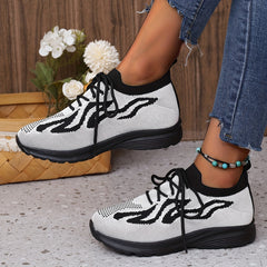 Women's Breathable Running Shoes Lace up Casual Sneakers