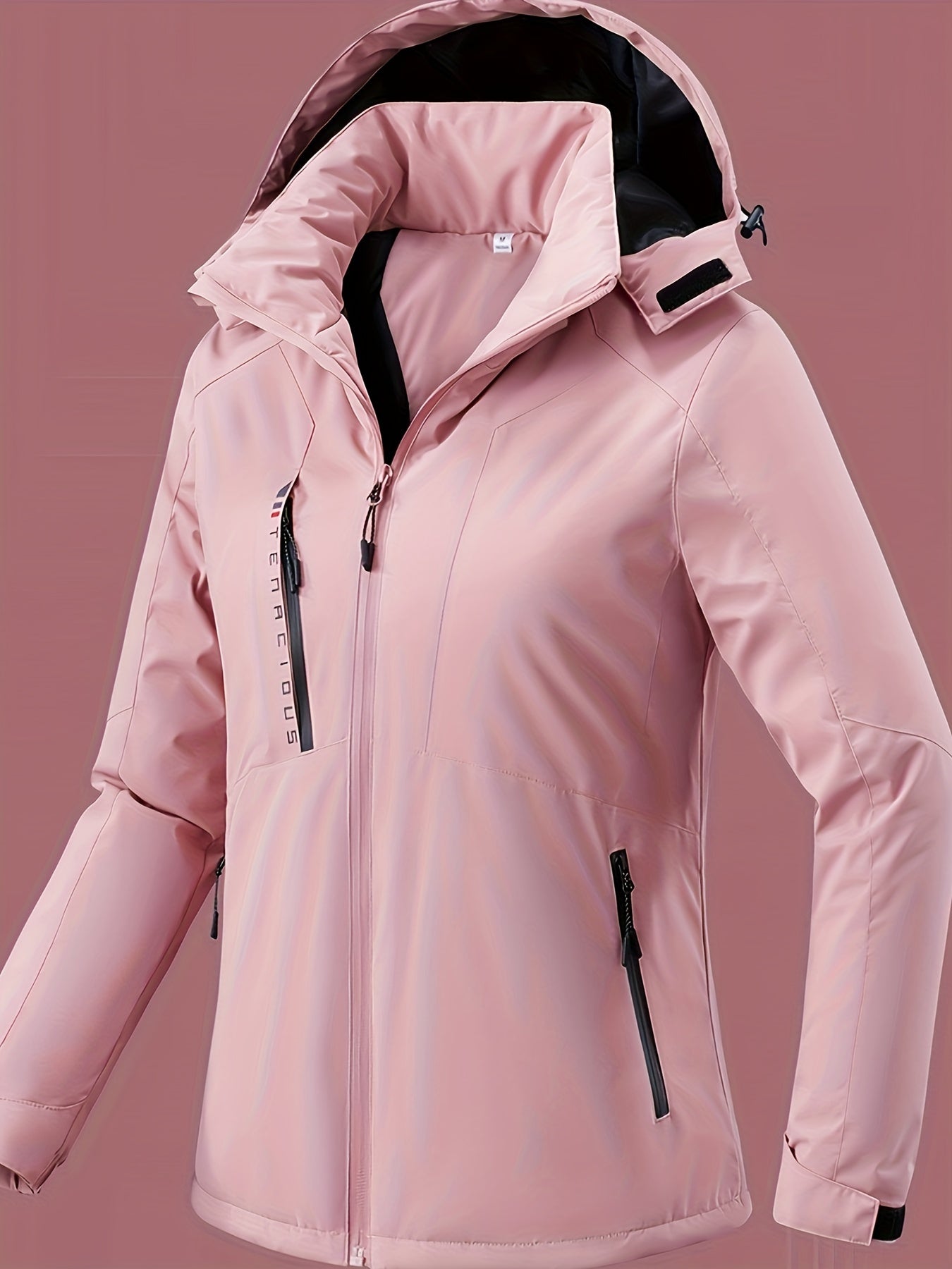 Women's Waterproof Outdoor Sports Jacket - Hooded, Hiking, Mountaineering