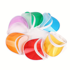 Candy PVC UV Sunshade Hat for Sports