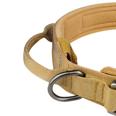 Adjustable Military Dog Collar for Large Dogs