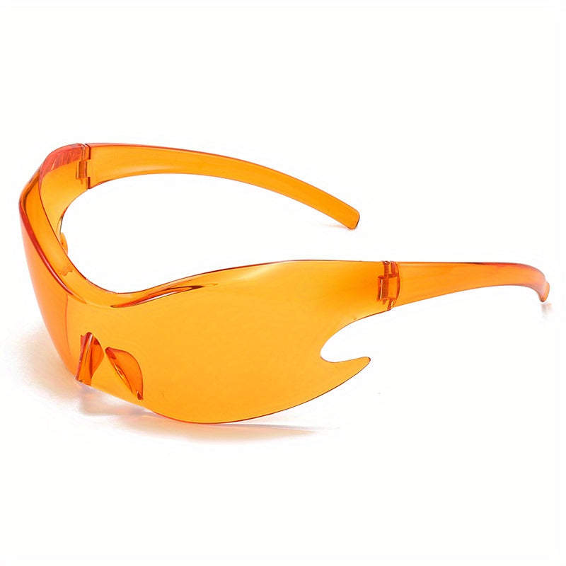 Y2K Holographic Wrap Around Sunglasses UV400