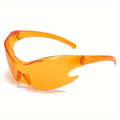 Y2K Holographic Wrap Around Sunglasses UV400