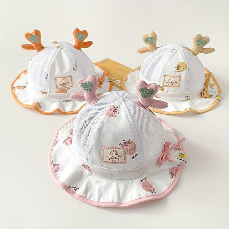 Summer Mesh Baby Bucket Hat Hand Wash