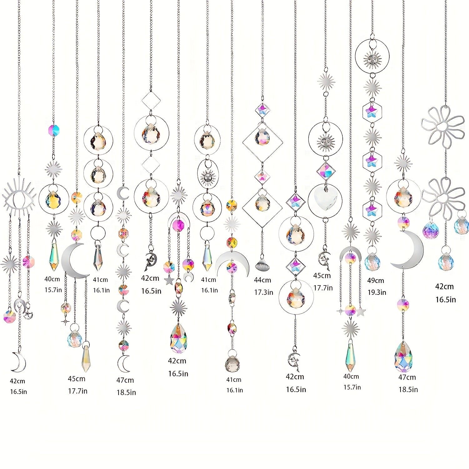 Crystal Suncatcher Hanging Garden Light Catcher Window Chandelier Pendant