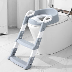 Kids Foldable Toilet Seat with Ladder for Potty Training