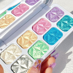 Macaron Polarized Bright Highlighter Palette Powder