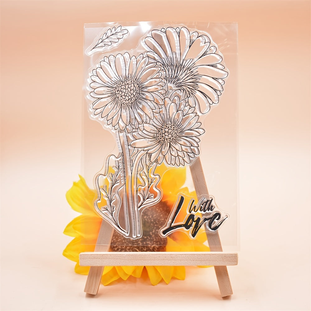 Flower Transparent Silicone Stamps for Card Making DIY Scrapbooking