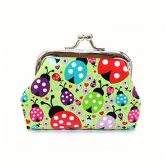 Ladybug Pattern Coin Purse Bag Animal Pouch Key Bag Birthday Gift