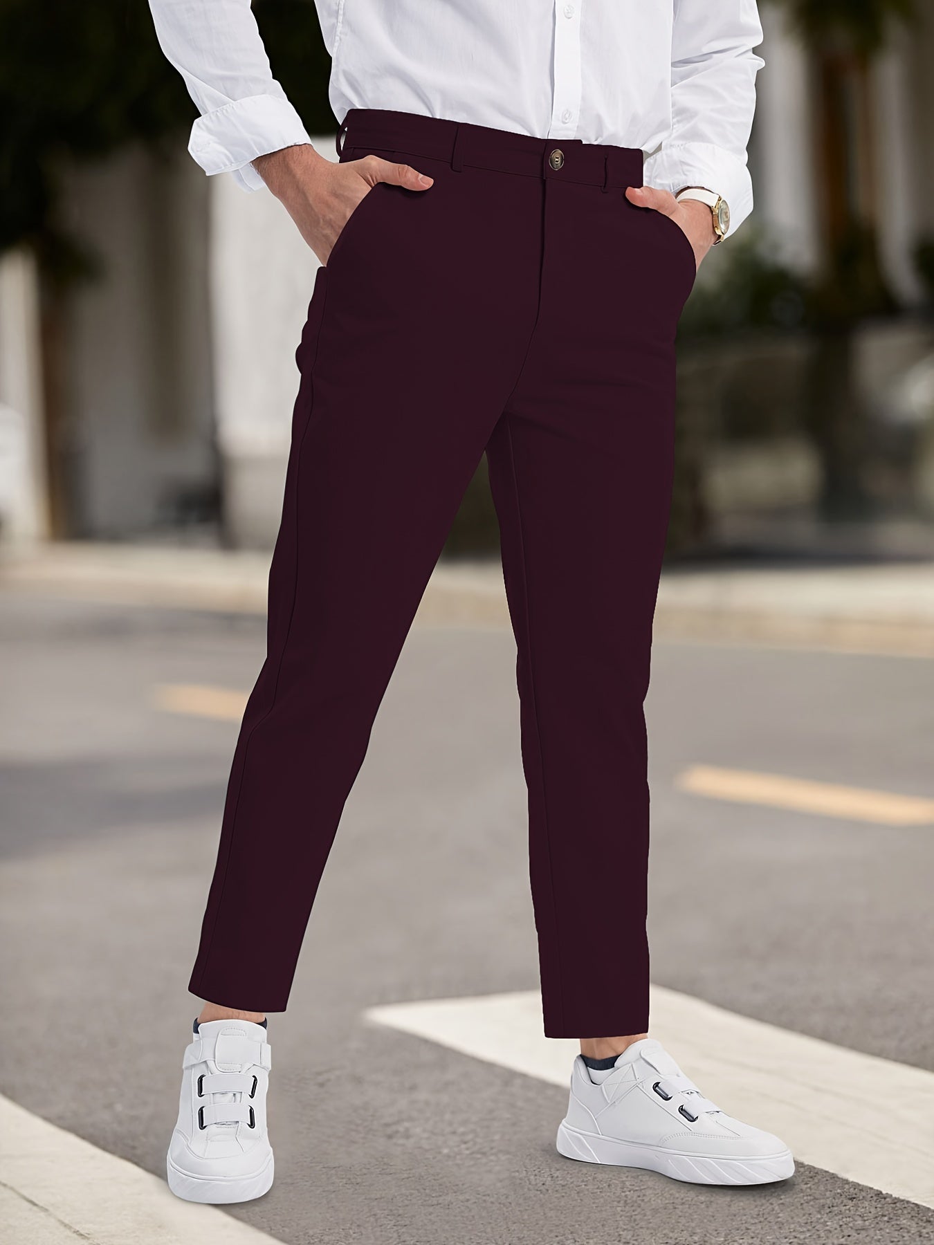 Men's Slim Business Casual Pants