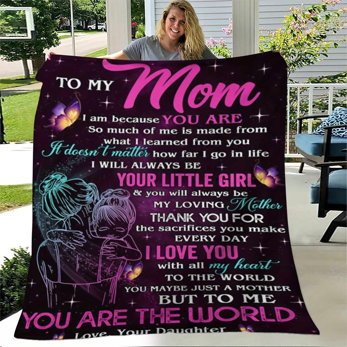 Mom's Creative Blanket - Home & Outdoor Use