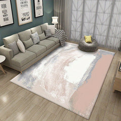 Abstract Ink Painting Floor Mat Soft Durable Carpet 62x90in