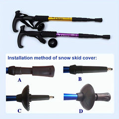 Durable Portable Ultra Light Retractable Dual Use Hiking Pole