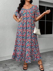Boho Butterfly Sleeve Maxi Dress