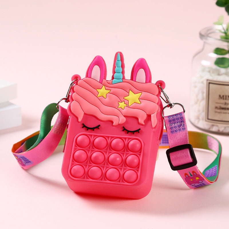 Pop Fidget Backpack Toy Bag For Shoulder Decompress