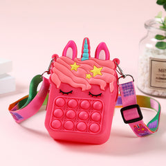 Pop Fidget Backpack Toy Bag For Shoulder Decompress