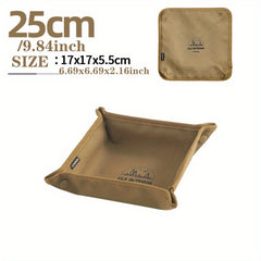 Portable Folding Storage Tray for Home Travel Box Square Sundries Storage Tray