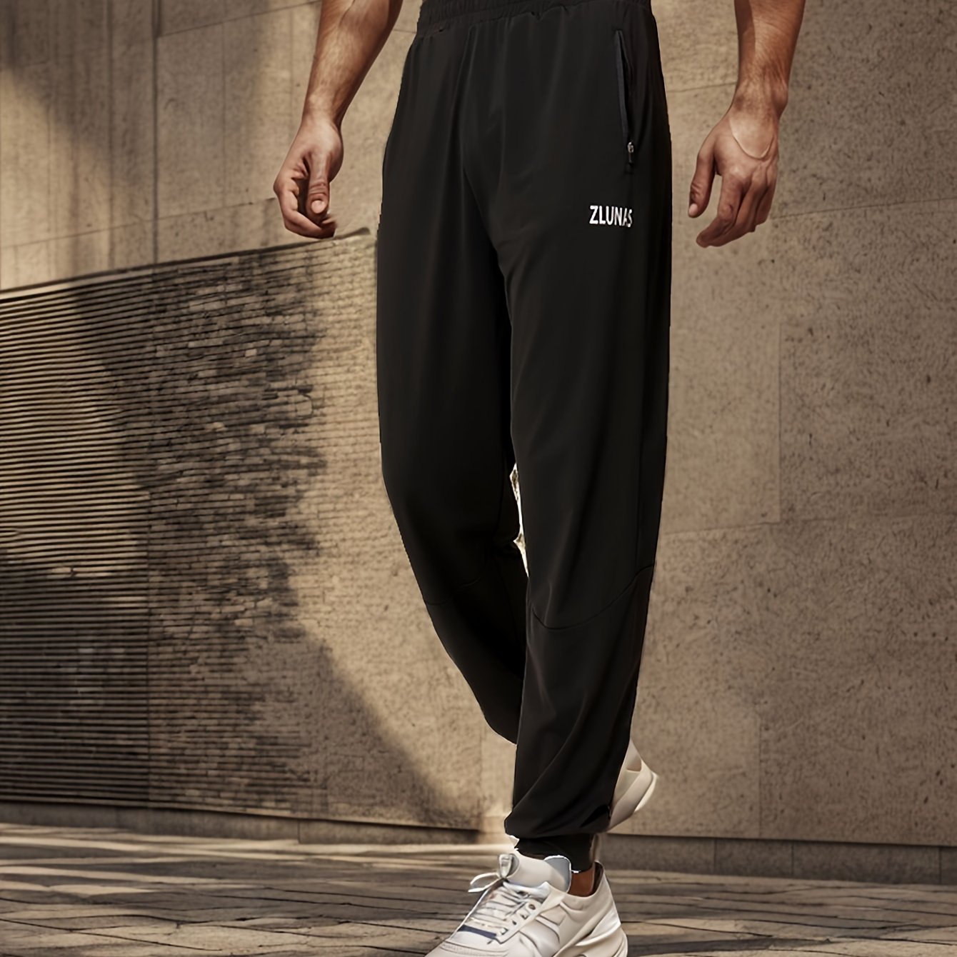 Letter Pattern Men's Sweatpants Casual Jogger Pants For Autumn
