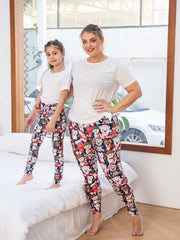 Cartoon Animals Christmas Leggings for Kids