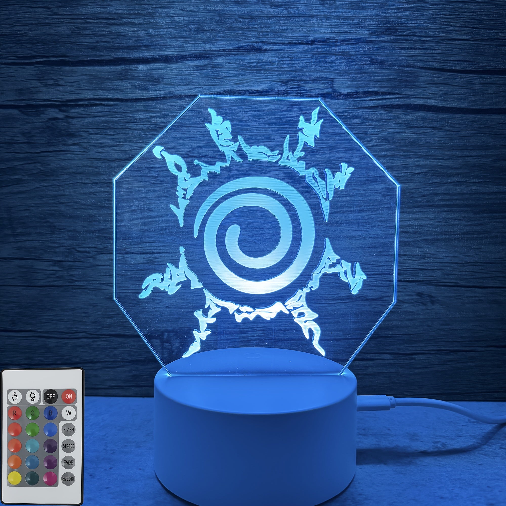 Anime 3D Night Light Table Lamp Manga LED Lamp Gift
