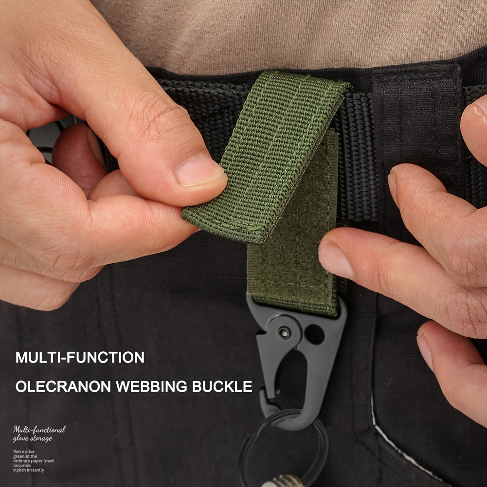 Adjustable Outdoor Carabiner Belt Buckle for Climbing Bag and Bottle