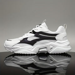 Men's Block Chunky Sneakers For Jogging Gym