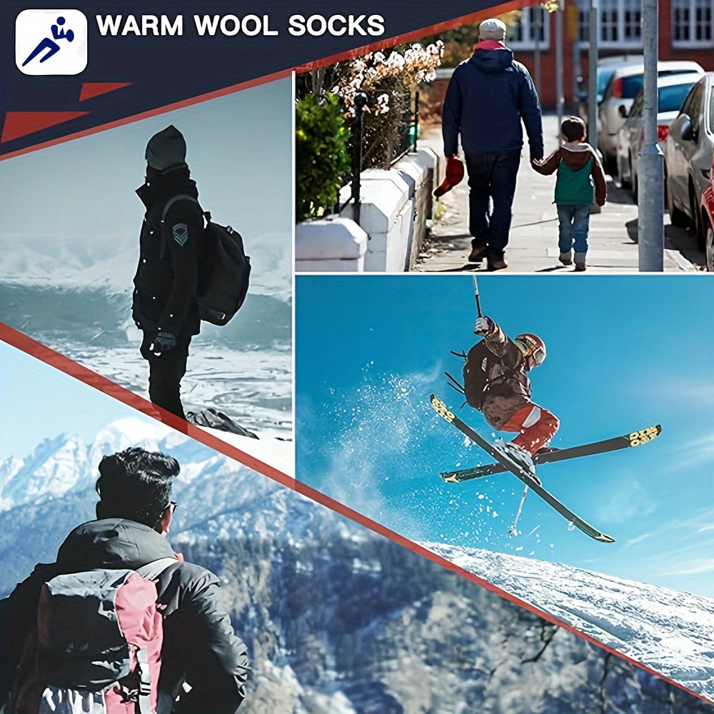 4 Pairs Soft Fuzzy Slipper Socks Winter Cozy Warm Sleeping Socks