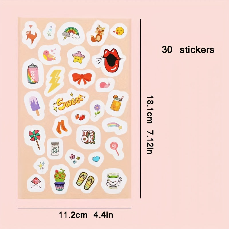 Colorful Self Adhesive Label Stickers