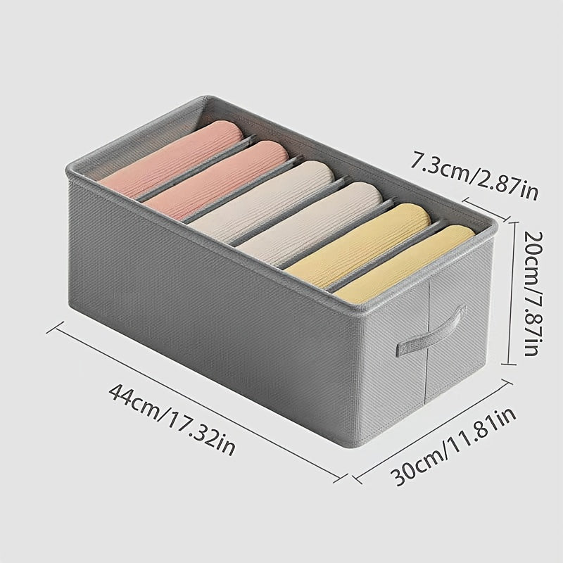 PP Wardrobe Clothes Organizer 6 Grids Divided Clothes Organizer