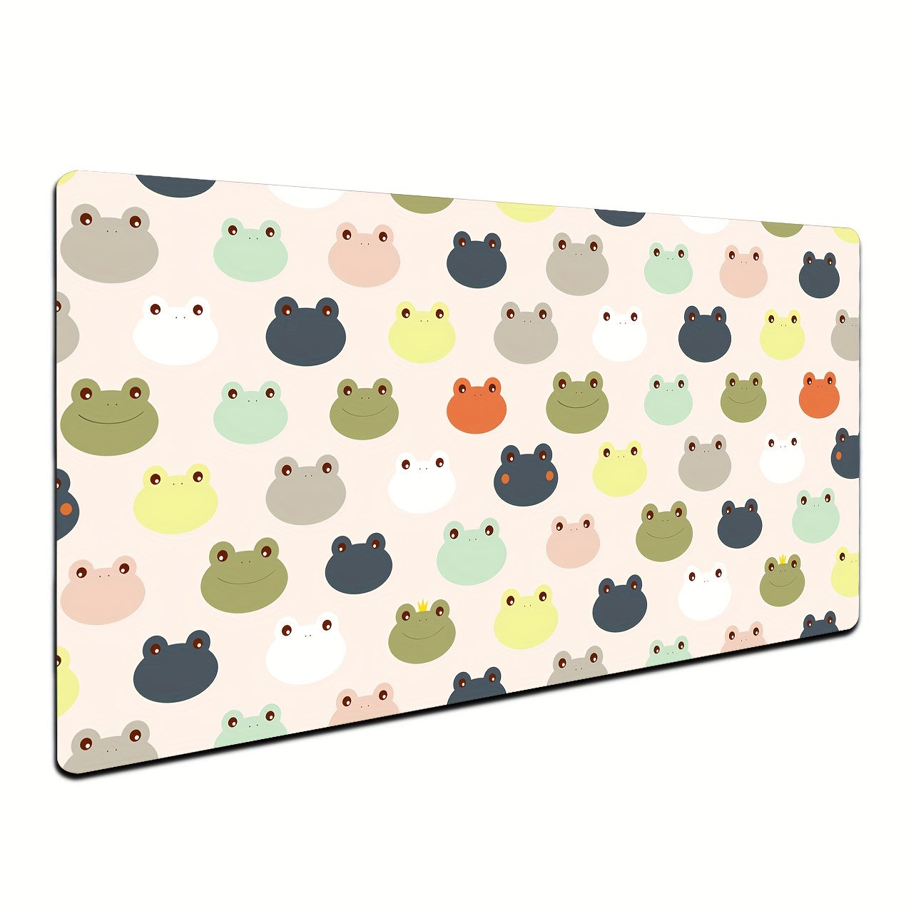 Colorful Frog Extended Mouse Pad 60 X 35 Non Slip Rubber Base