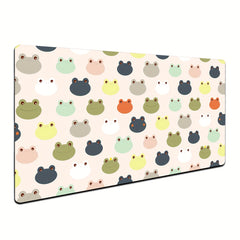 Colorful Frog Extended Mouse Pad 60 X 35 Non Slip Rubber Base