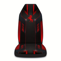Stylish Horse Print Car Seat Cover - Elegance for Your Ride