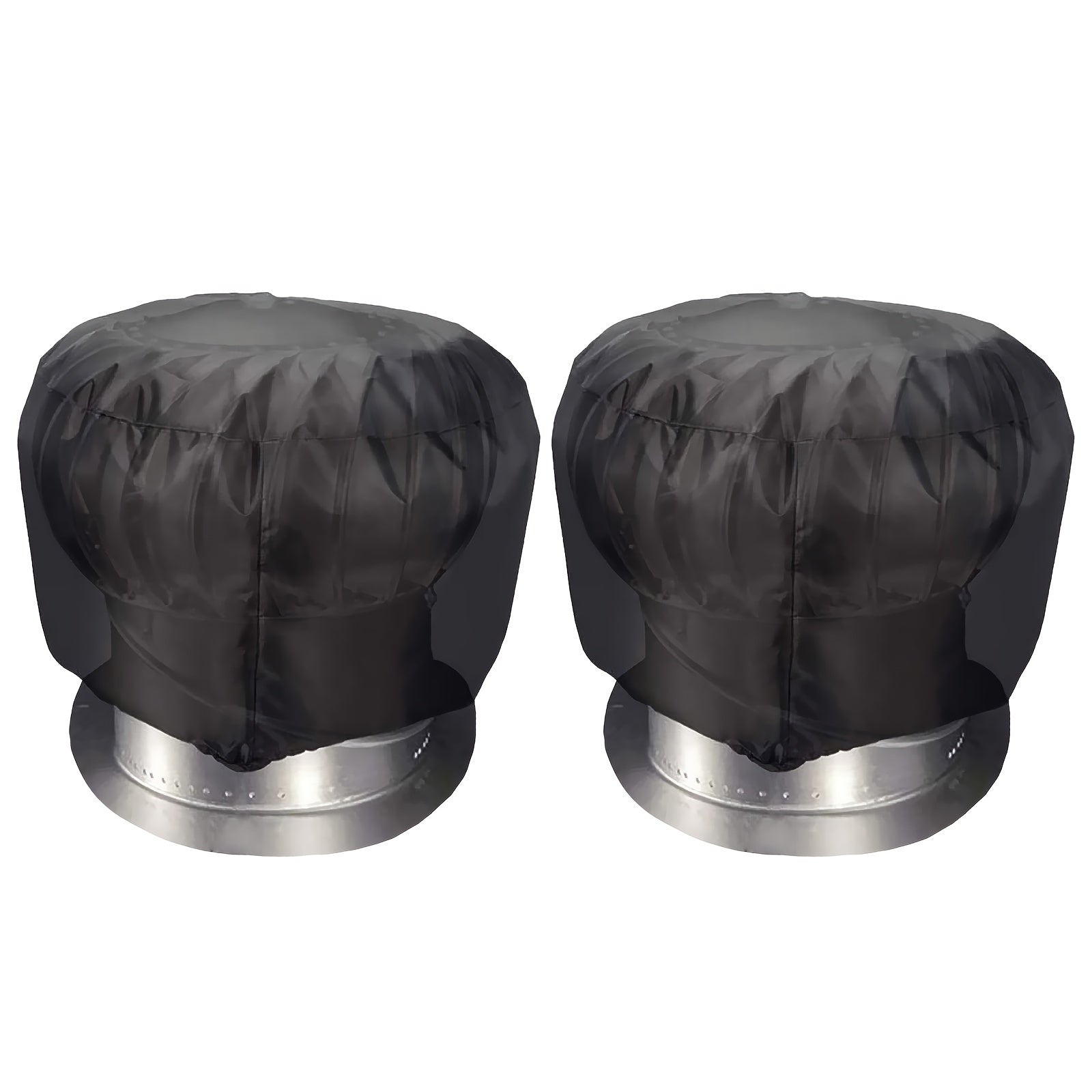 2pcs Turbine Roof Vent Cover Waterproof 420D Oxford Cloth 50 X 50 Ventilator Pro