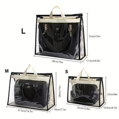 3pcs Hanging Handbag & Purse Organizer Storage Holder Dustproof Bag